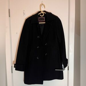 MASSIMO DUTTI - Black Wool Coat - 40/30